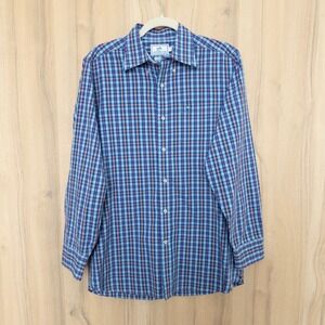 Southern Tide Mens Button Down Shirt Sz S Blue Plaid Classic Fit Preppy Coastal